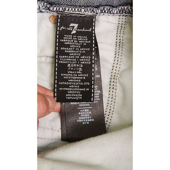 7 For All Mankind Mens Luxe Performance The Straight Jeans 38 Dark Wash - Picture 8 of 11